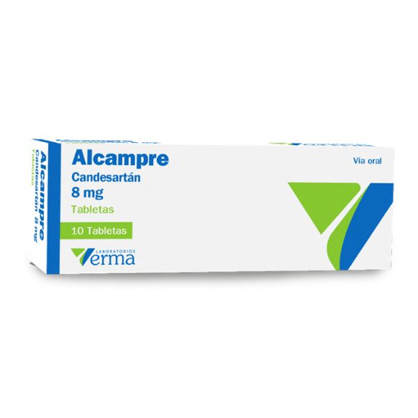 ALCAMPRE CANDESARTÁN 8 MG