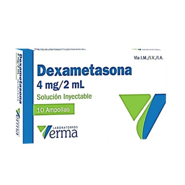 DEXAMETASONA SOLUCIÓN INYECTABLE / 4 MG / 2ML