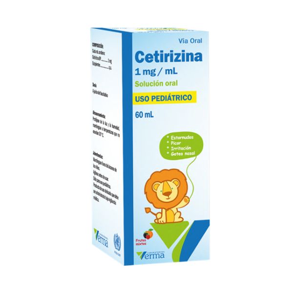 14 CETIRIZINA 1 MG / ML