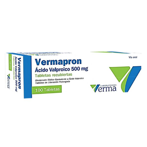 18 VERMAPRON ÁCIDO VALPROICO 500 MG