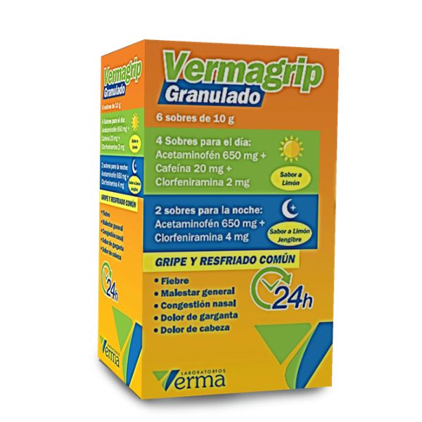 19 VERMAGRIP TABLETAS / GRANULADOS